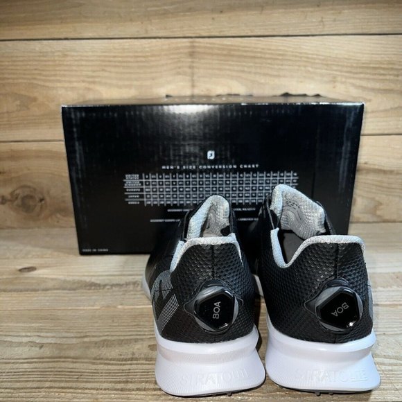 NEW: SZ 8: FootJoy Men\'s FJ FUEL BOA Golf Shoes Black/White: 55449J main image 7